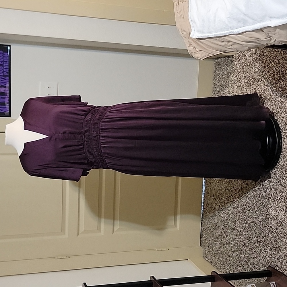 Cold Water Creek short sleeve maxi dress
